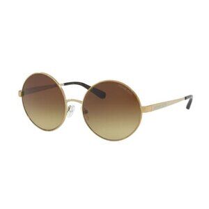 Michael Kors Cho MK5020‎ 119313 Gold & Brown Round Sunglasses with Case
